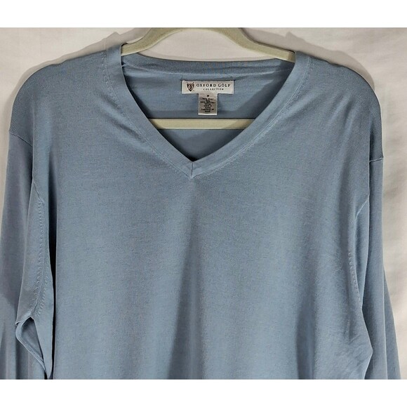 Oxford Men's Golf Collection Happ Sweater; Silk/Cotton ; $145 Retail Size M - Picture 7 of 11